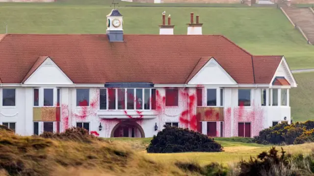 Turnberry vandalism could carry terrorism-linked penalties, Scottish prosecutors say