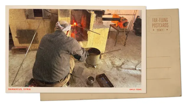 Damascus Glassblower Maintains Centuries-Old Craft Amid Post-War Economic Strain