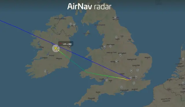 British Airways 777 Diverts to Heathrow After 28,000-Foot Descent Over Ireland
