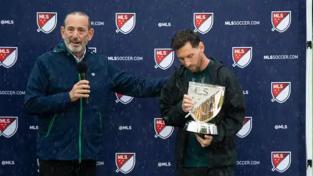 Messi's Postgame Moment: Finger Point at MLS Chief After Campeones Cup Win