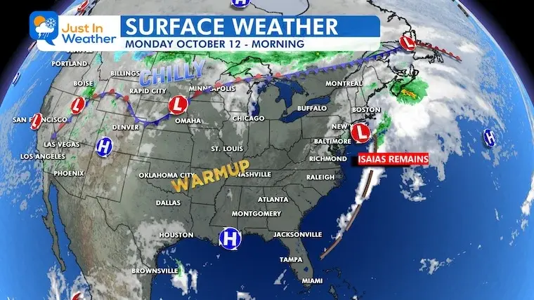 Isaias Remnants Leave Maryland Soaked Before Warm Front Arrives
