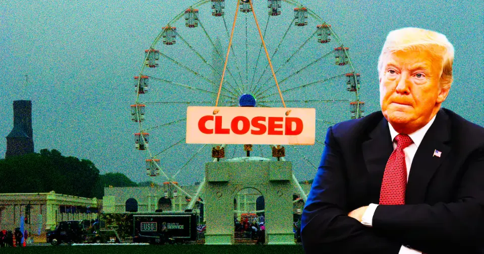Rainy Day Fiasco Clouds Trump's State Fair Launch
