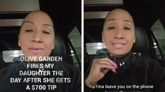 Olive Garden server claims retaliation after $700 tip flagged for review