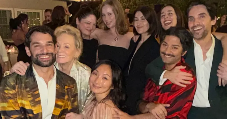 Jean Smart officiates Mark Indelicato’s wedding as Hacks cast reunites