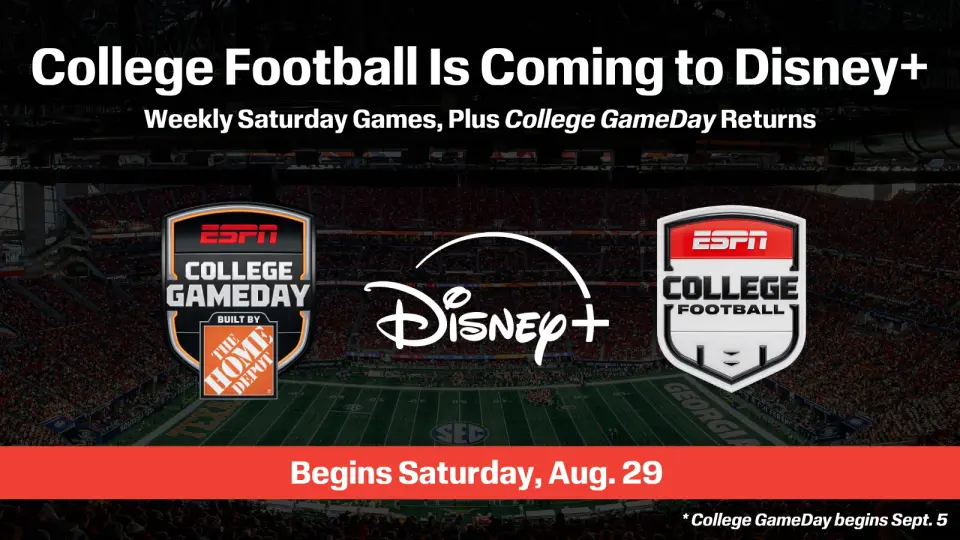 Disney+ Expands College Football Saturdays with ESPN Games and GameDay