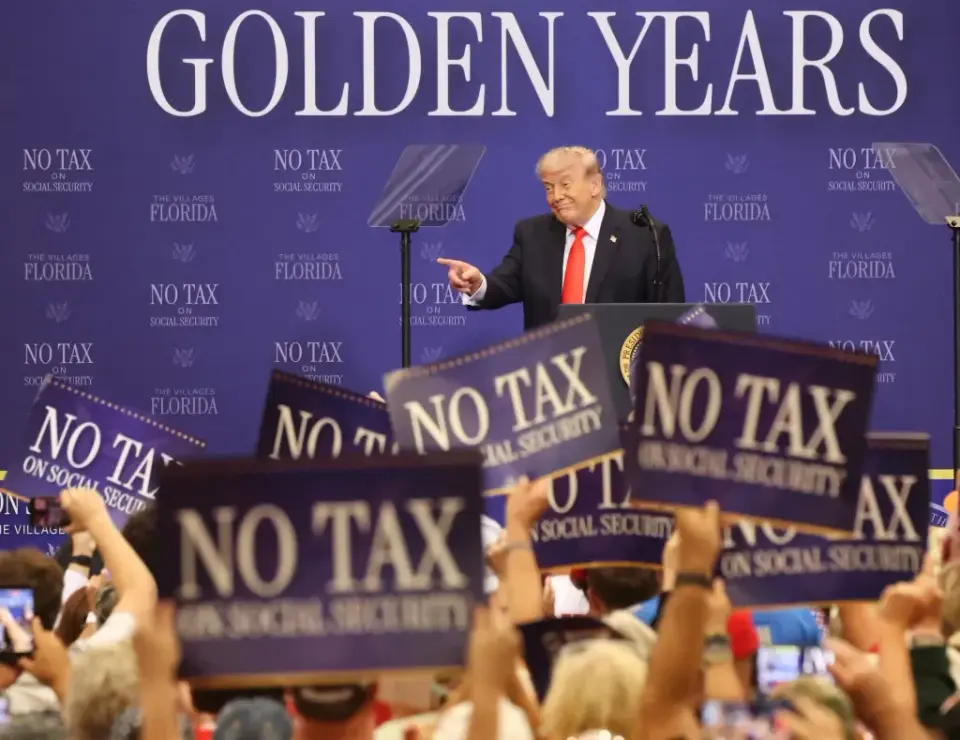 Trump pushes senior tax breaks at The Villages rally