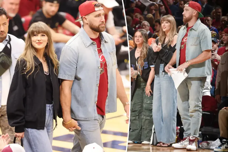 Swift and Kelce Go Denim-Driven Courtside at Cavs-Knicks
