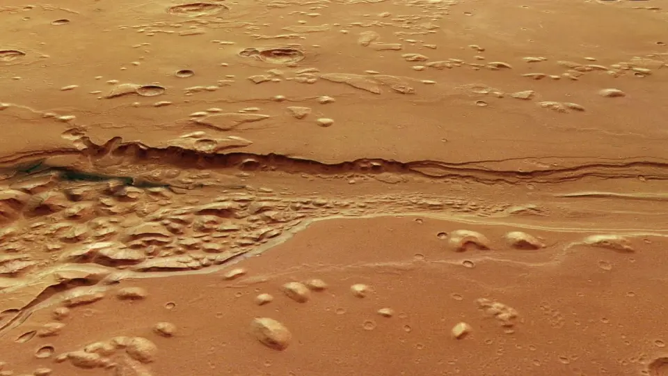 Mars Express uncovers ancient flood-carved chaos in Shalbatana Vallis