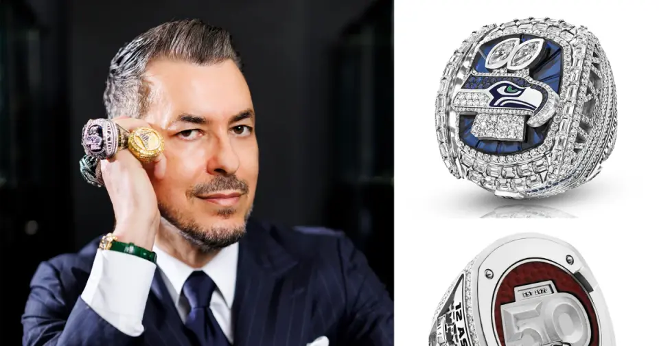Beverly Hills jeweler who designs championship rings for NFL and NBA champions