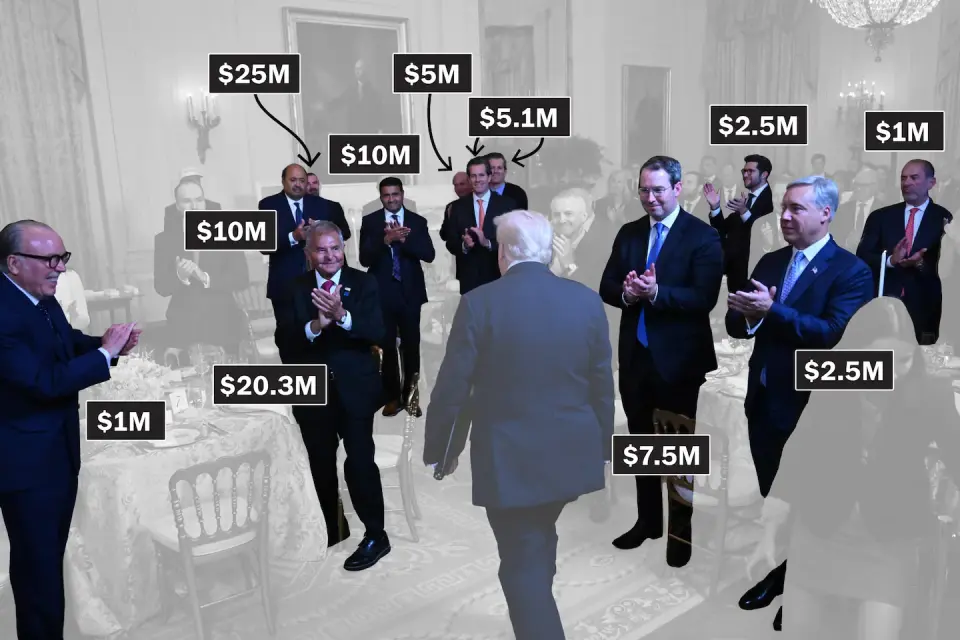 Leaked records expose major corporate donors to Trump's White House ballroom
