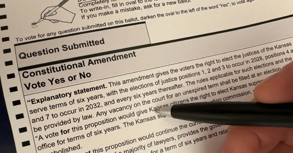 Kansas voters nix plan to elect state Supreme Court justices