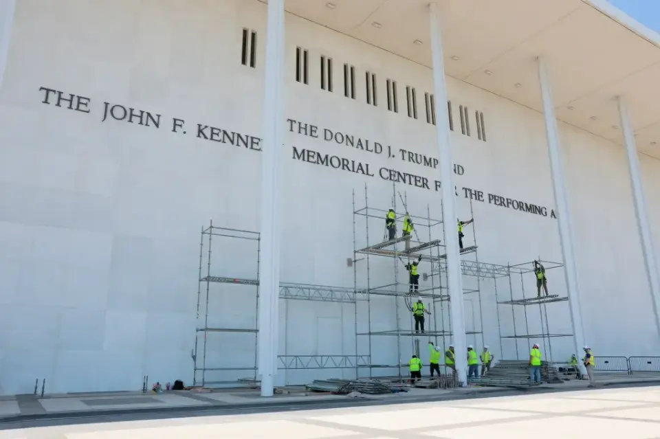 Appeals Court Keeps Trump Name Off Kennedy Center Facade, Denies Stay