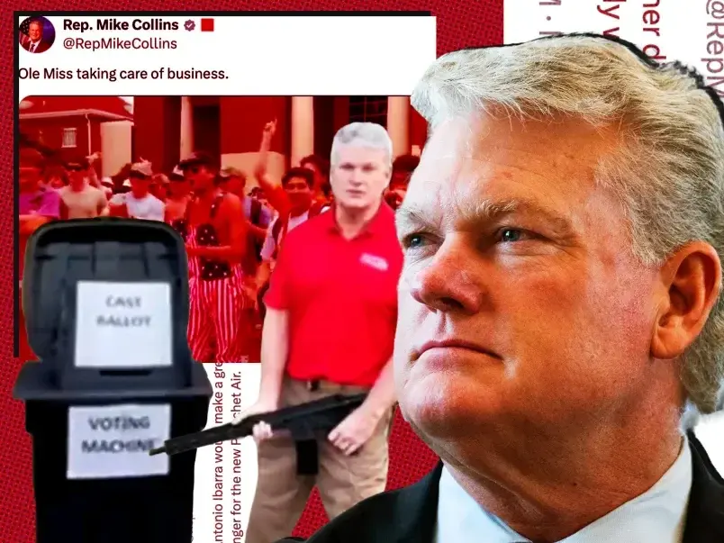 Trump Backs Controversial Mike Collins in Georgia Senate Runoff