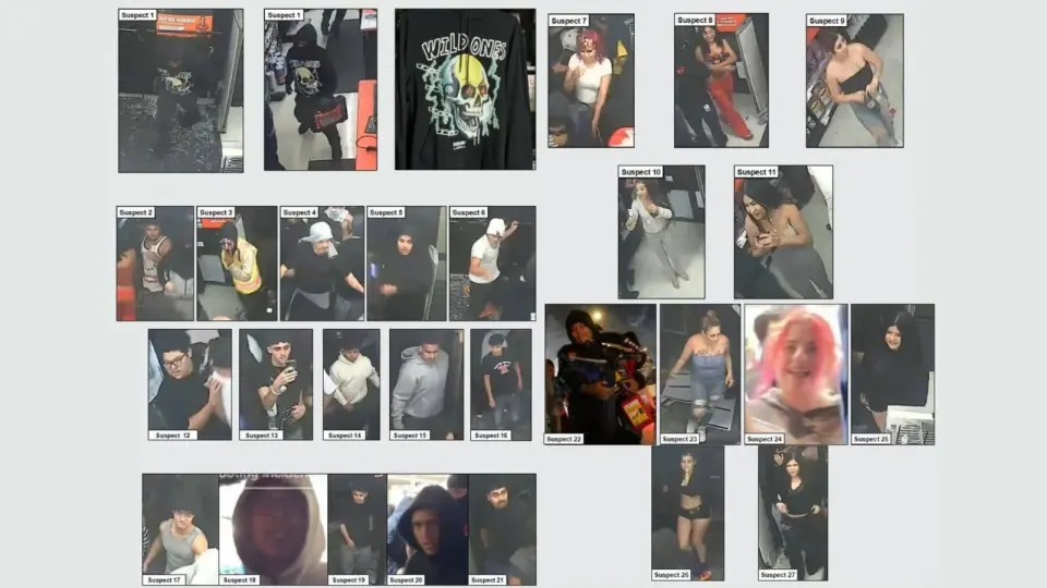 LASD Circulates 27 Suspect Photos in East L.A. AutoZone Heists Tied to Street Takeovers