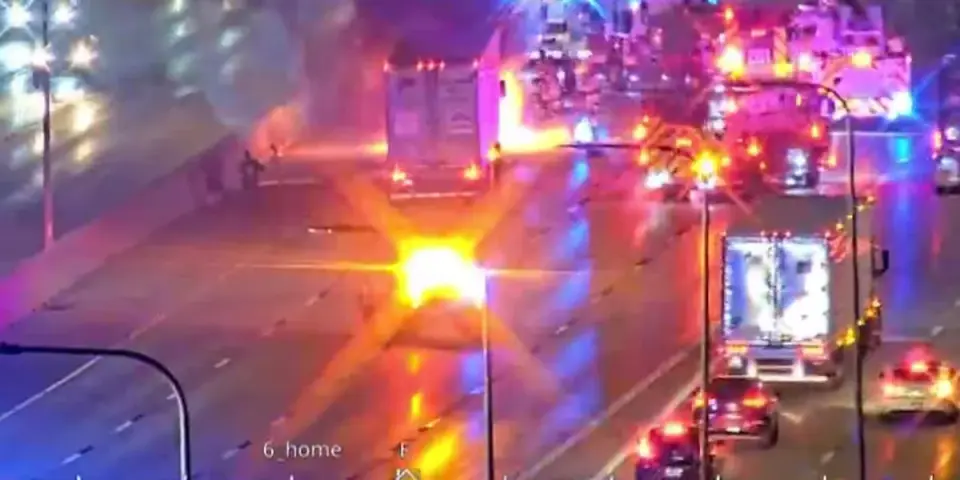 Omaha woman dies in fiery I-80 crash involving three trucks