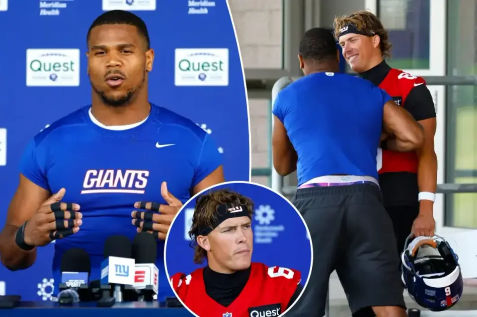 Giants’ Dart, Carter reaffirm unity after Trump introduction