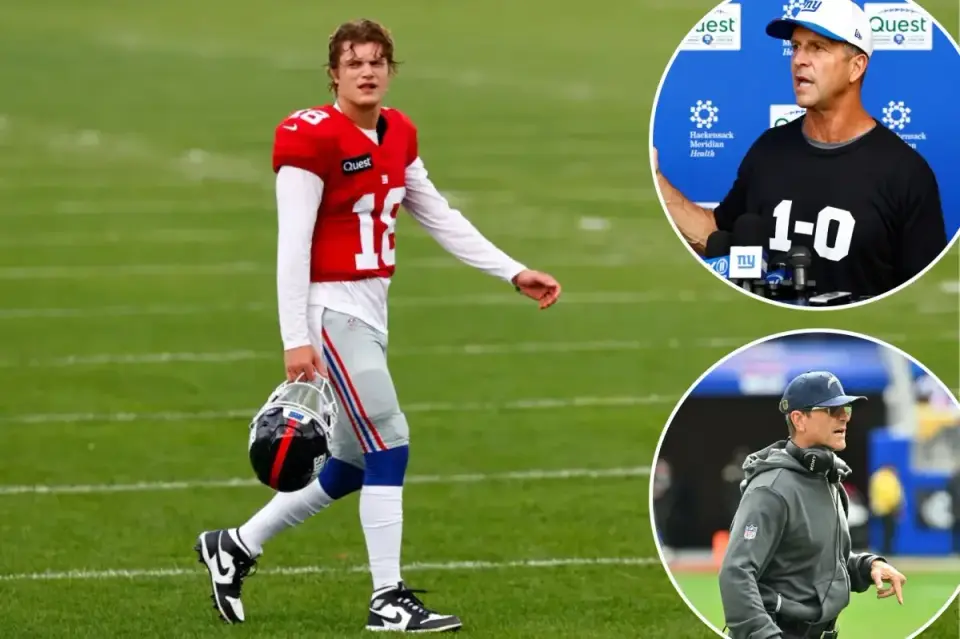 Jim Harbaugh's endorsement of J.J. McCarthy precedes trade to brother John's Giants