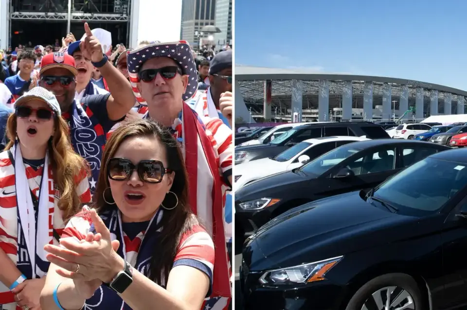 World Cup fans hit by sky-high LA parking for matches