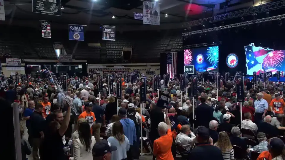 Minnesota GOP convention stirs debate with moment of silence for Chauvin