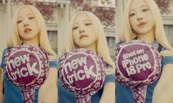 ROSÉ's 'new trick' single debuts as Apple's first iPhone 18 Pro music video