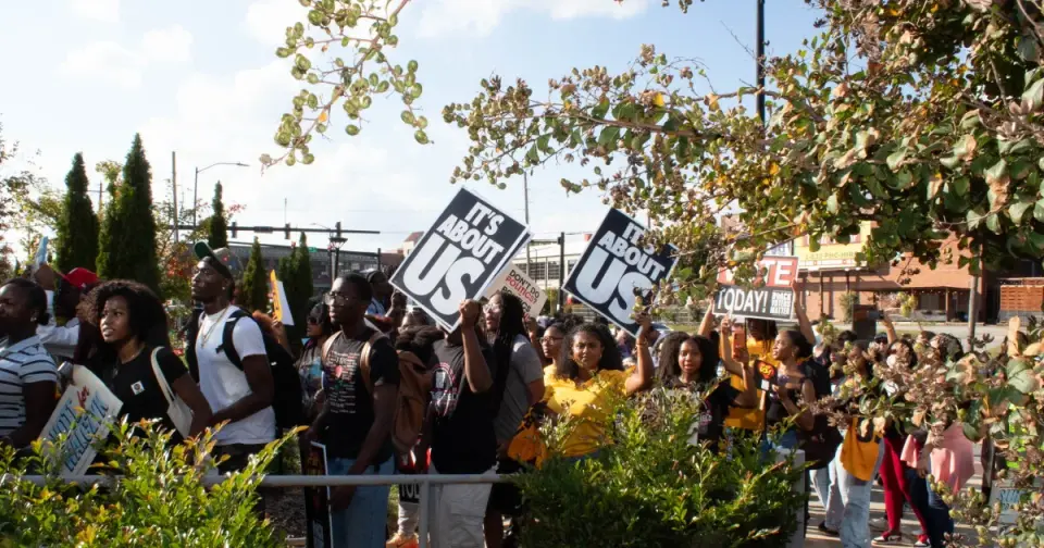 NC Students March to Polls After Campus Voting Sites Are Denied