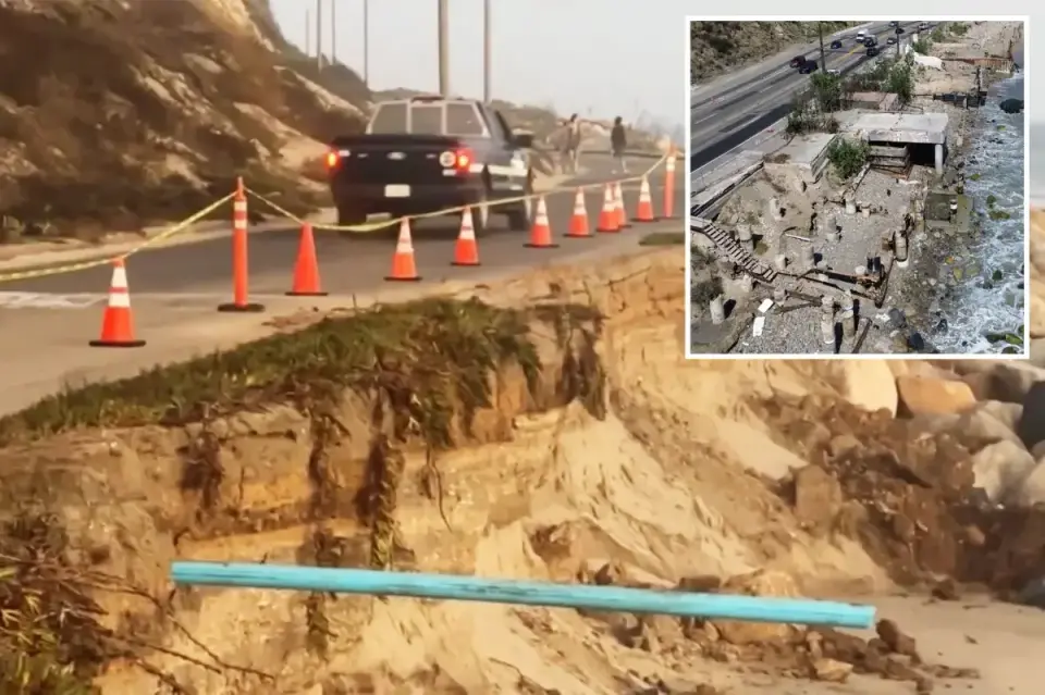 Malibu Coast Erosion Halts Beach Access After Sudden Bluff Collapse