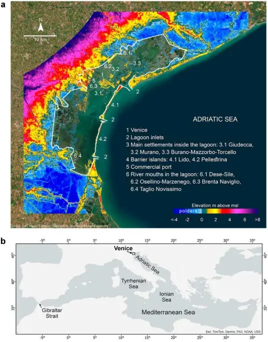 Venice at the edge: mapping long-term adaptation pathways as sea levels rise