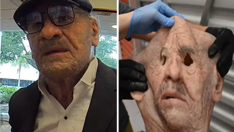 Repeat offender David Sartin Jr. charged with two Florida bank robberies using 'old man' mask