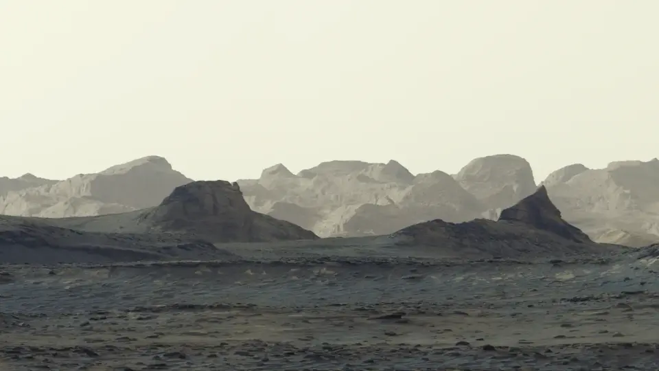 Curiosity's Unbalanced Dawn Photo Reveals Mystery Cliffs on Mount Sharp