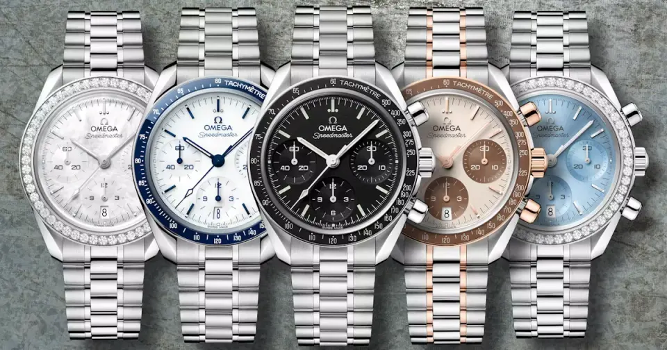 Omega Refreshes 38mm Speedmaster with Classic Moonwatch Aesthetics