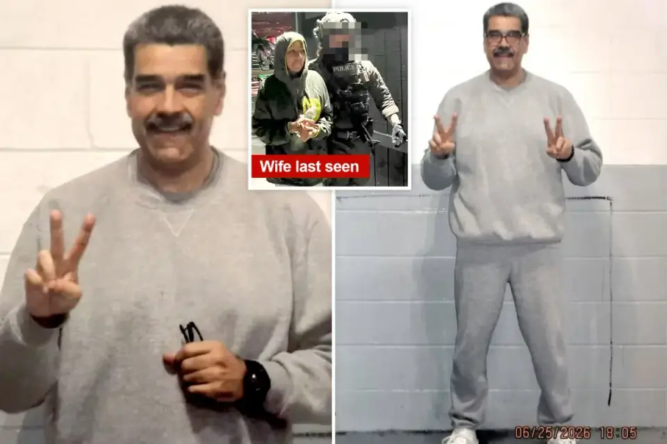 Maduro's First US Jail Photos Show Weight Loss, Peace Signs Amid Oil Deal