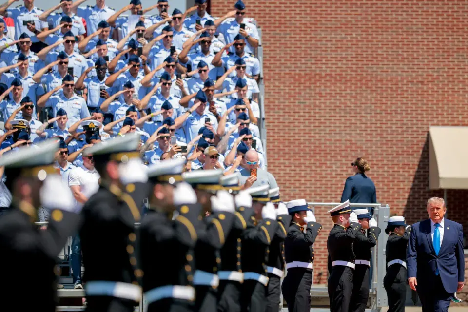 Trump calls Coast Guard grads to help lead national resurgence