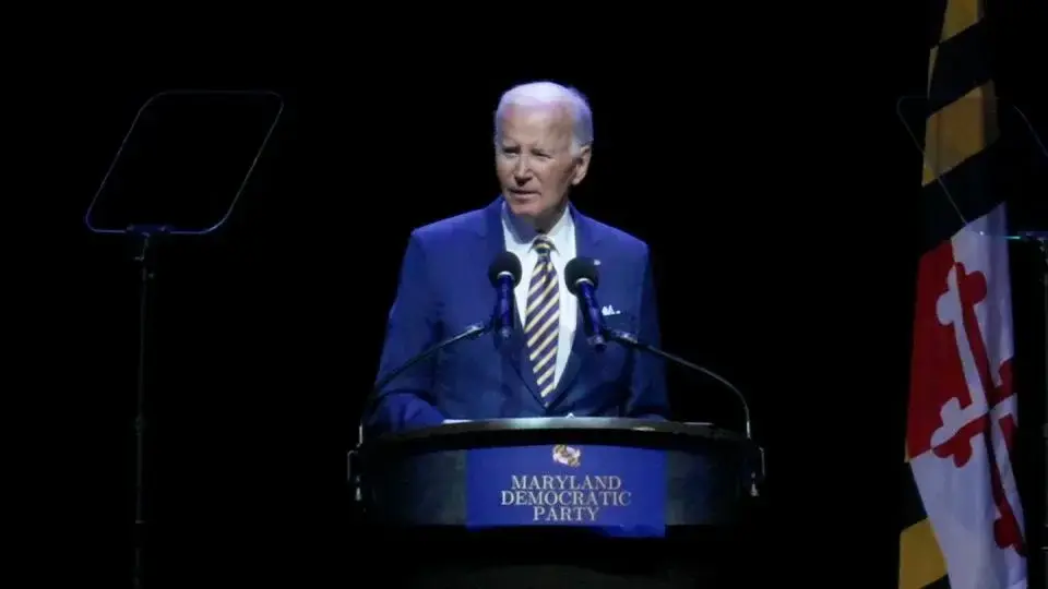 Biden fires a sharp jab at Trump during Maryland fundraiser: 'What a loser'