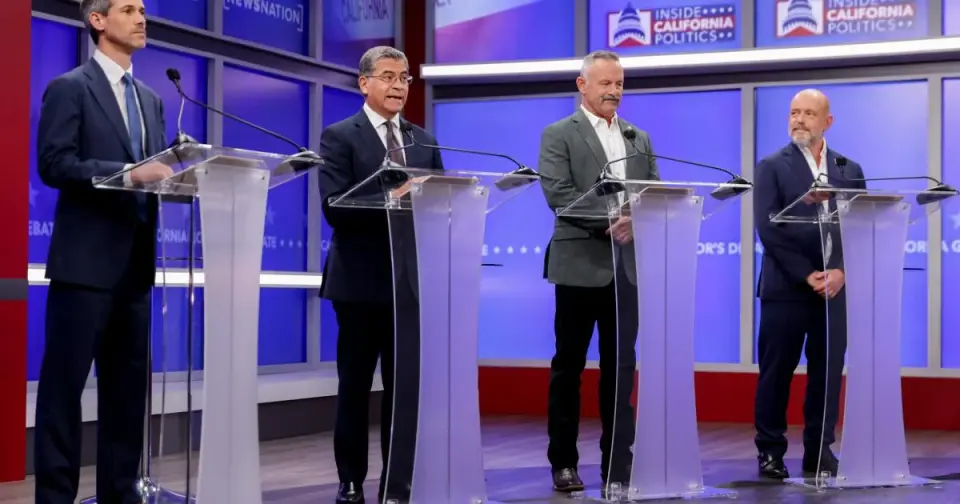 Fiery California governor debate centers on wealth, experience, and race