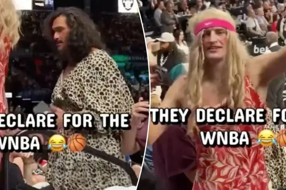Drag-clad duo spark chatter as WNBA trans controversy extends to Aces game