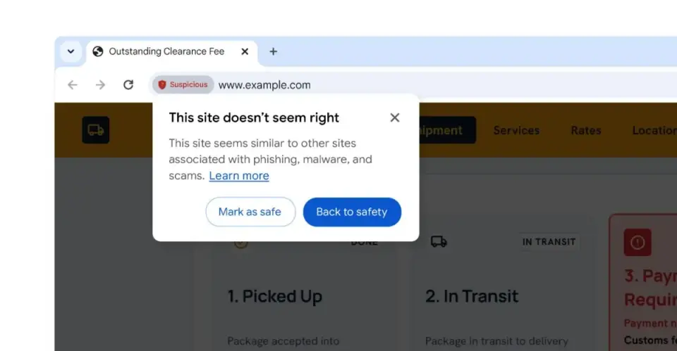 Chrome introduces two-tier warnings to distinguish suspicious from dangerous sites