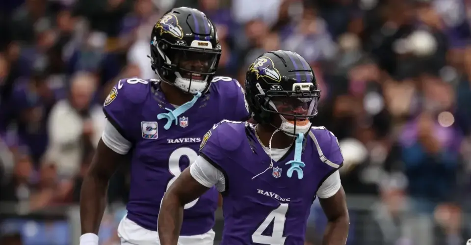 Ravens rely on Huntley as Jackson misses second straight game against Browns