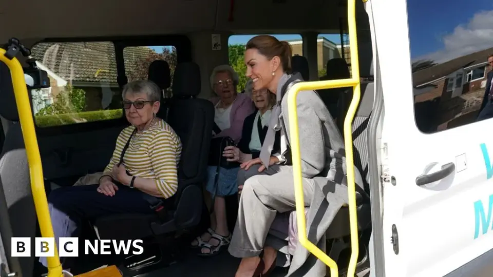 Princess Catherine Marks West Sussex Minibus 50th Anniversary by Assisting 94-Year-Old Passenger