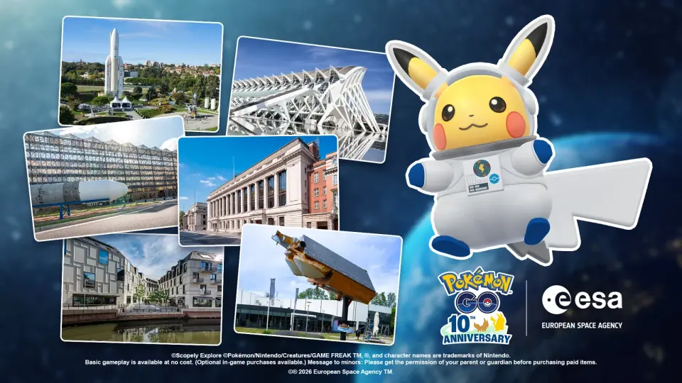 Astronaut Pikachu Takes Off: ESA Partners with Pokémon GO for Europe Tour