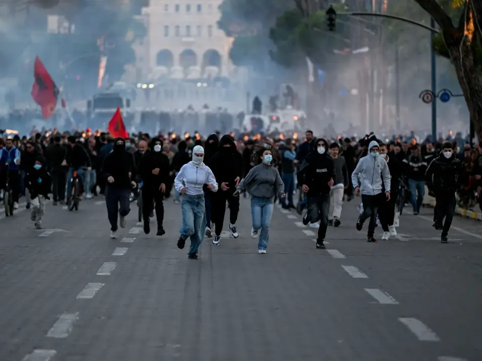 Albania’s ‘Flamingo’ Protests Turn Violent as Rama Blames Foreign Interference