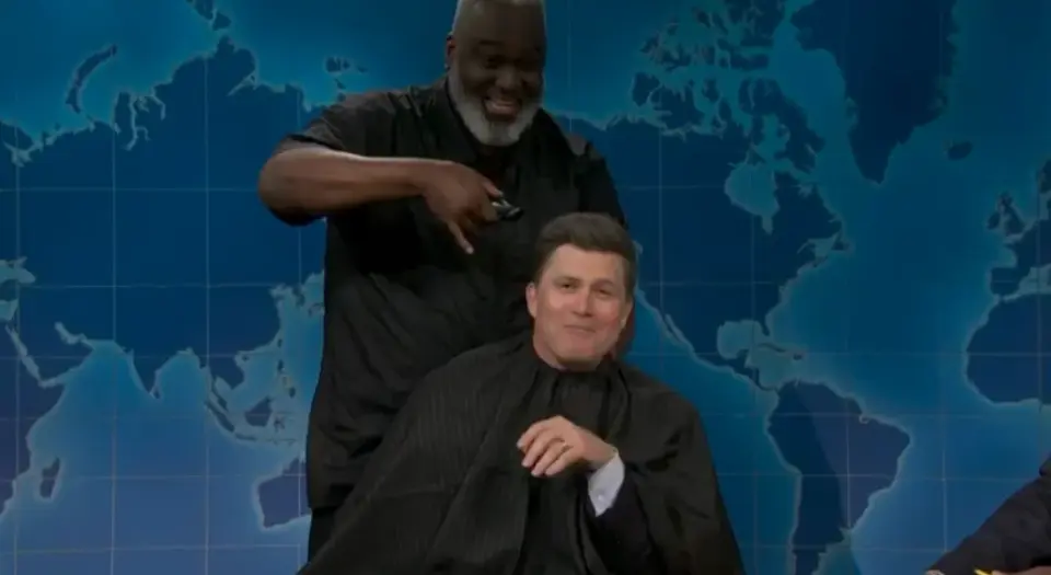 Jost Nearly Goes Bald During SNL Joke Swap