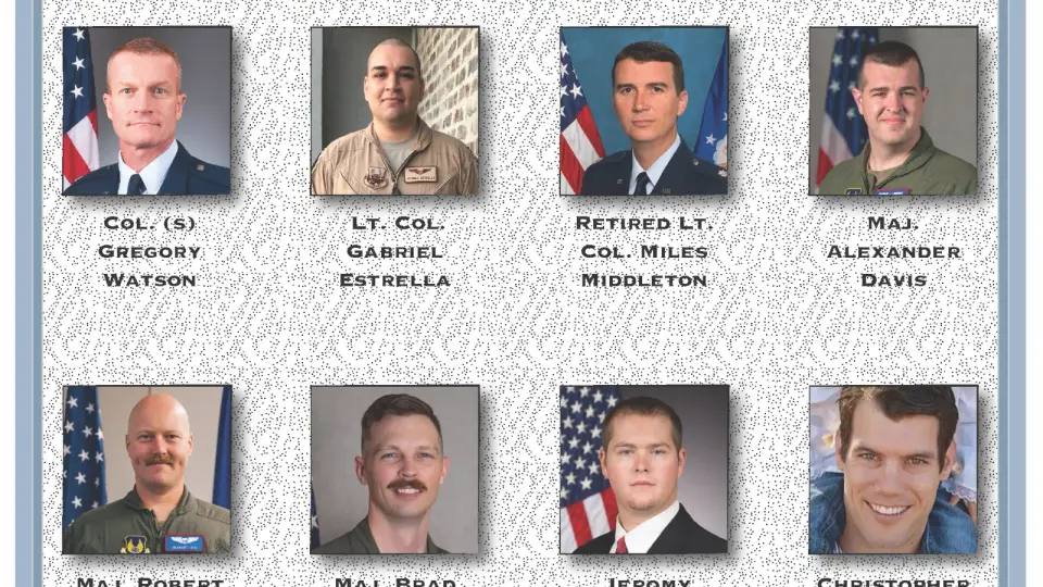 Eight Airmen Identified in Edwards AFB B-52 Crash