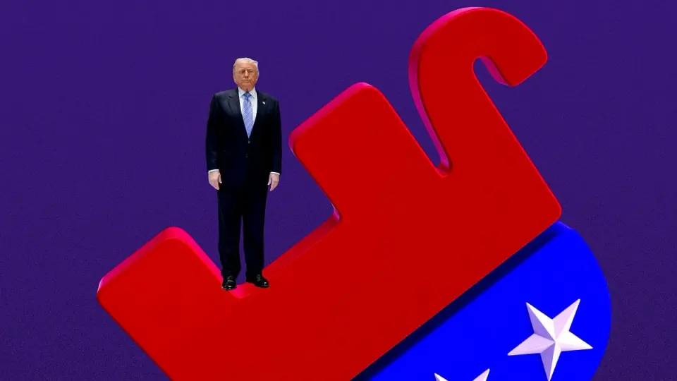 Trump Runs the GOP, Yet Public Support Is Slipping