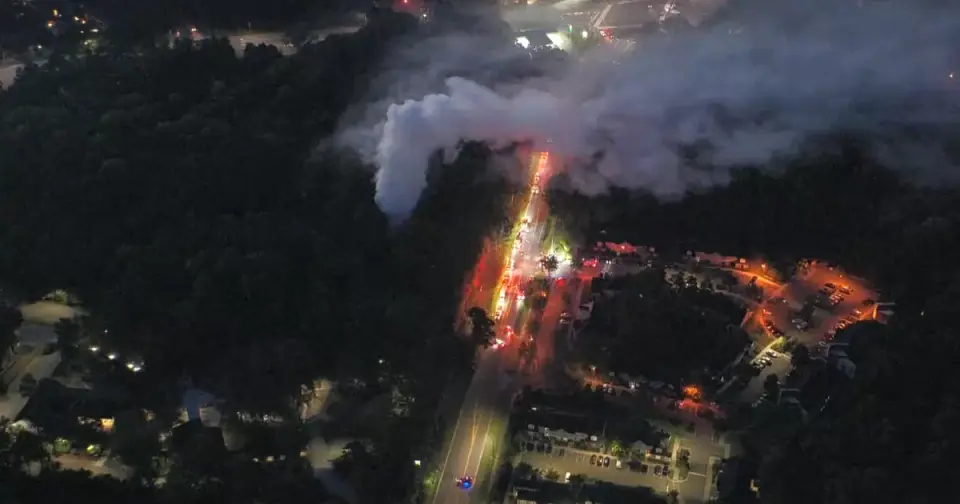 Durham Firefighters Battle Blaze on Garrett Road, One Crew Member Injured