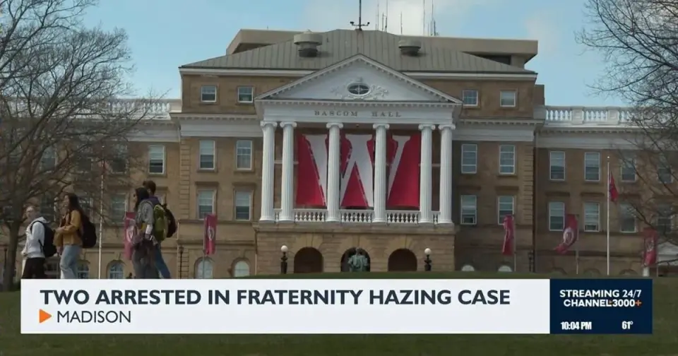 Madison Police Arrest Two After Finding 30 Injured Pledges in Fraternity Basement