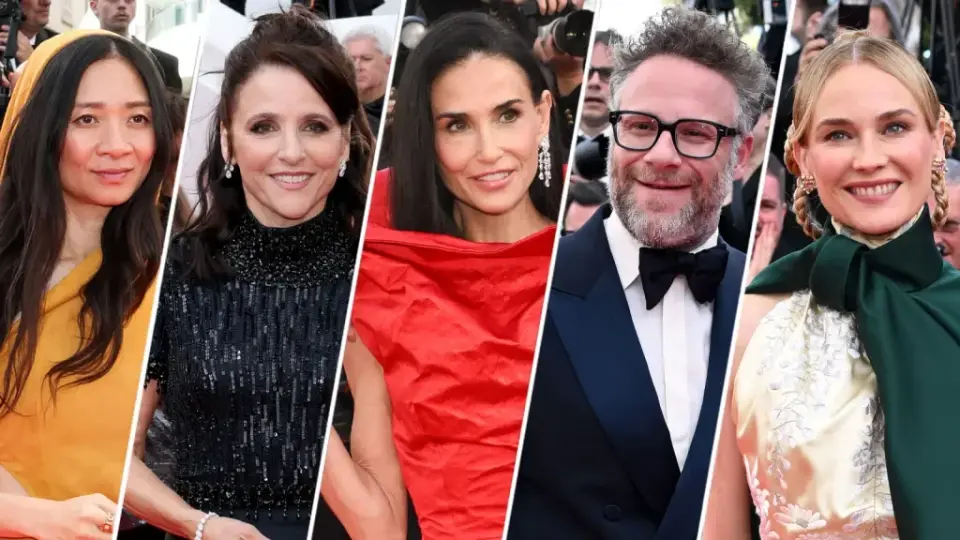Demi Moore, Rogen and Zhao Shine on Cannes Red Carpet for Fatherland Premiere
