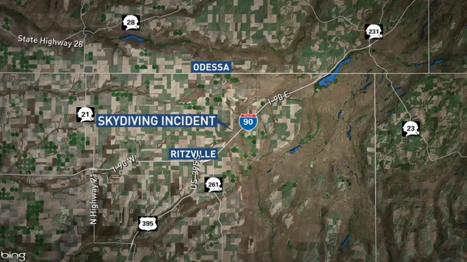 Midair Skydiving Collision in Eastern Washington Leaves One Dead, Other Injured