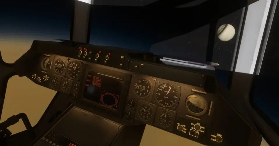 Space Hauler aims for a 1:1 Saturn flight sim with a fully functional cockpit in early access