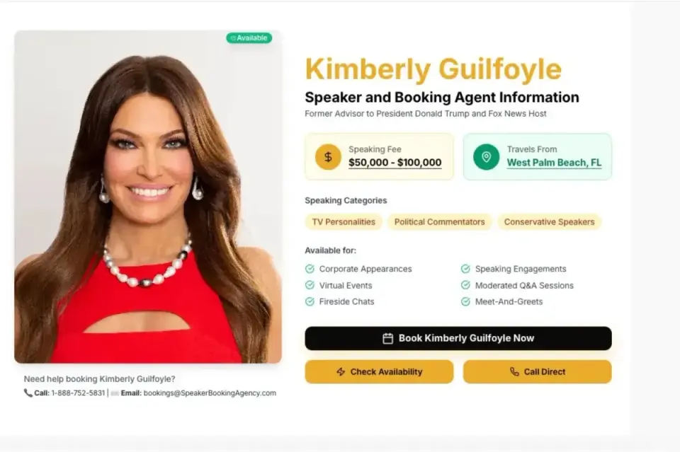 Guilfoyle Lists $100K Speaking Fees Amid Greece Ambassadorship Fallout
