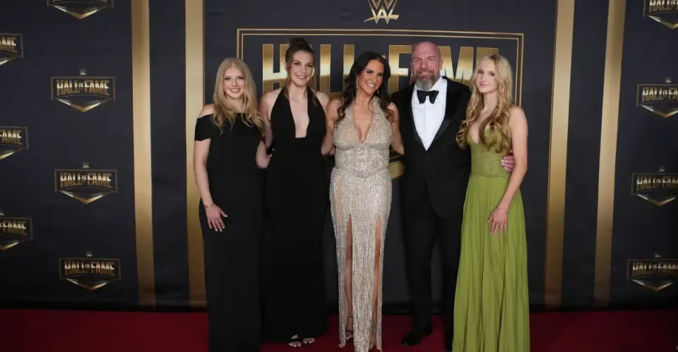 Stephanie McMahon’s Hall of Fame moment: inducted by daughters as Vince’s shadow lingers